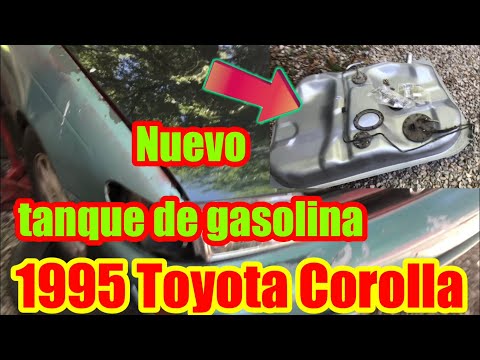 Como cambiar el tanque de gasolina Toyota Corolla 1992/1995