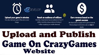 Upload And Publish Game On Crazygames Website Free | Game Development Tutorial screenshot 5