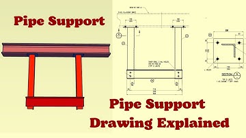 Pipe Support. Pipe Support drawing.
