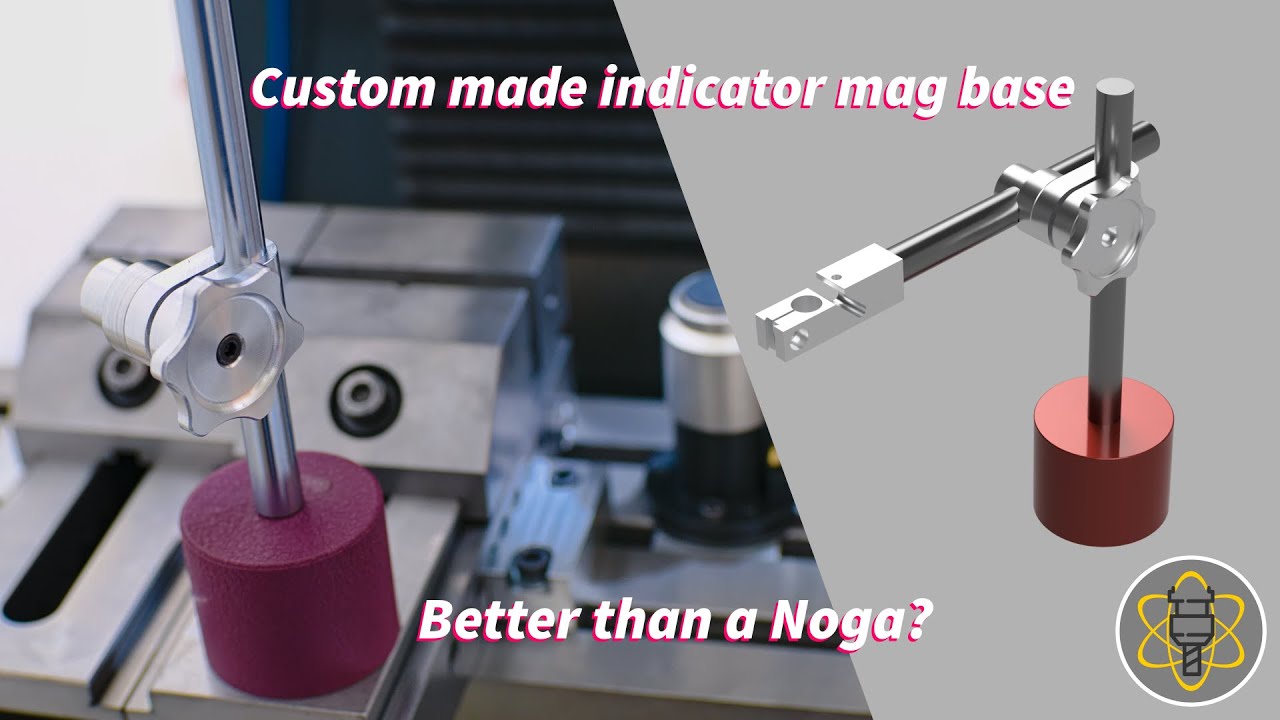 Shop made magnetic dial indicator stand pt. 1