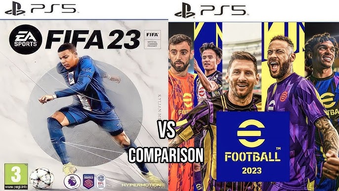 FIFA 23 vs eFootball 2023 - Faces Comparison HD 