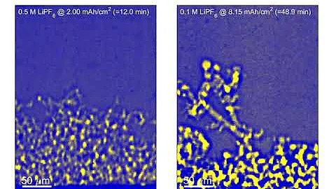 Controlling Lithium Dendrite Growth: An Operando X-ray Study at CHESS