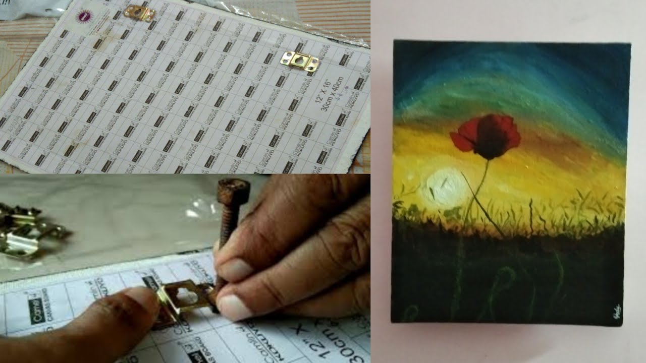 How To Hang Canvas Board canvasboard YouTube How To Hang Canvas Board canvasboard YouTube