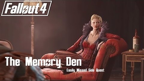 Fallout 4 - The Memory Den - Alternative Side Quest