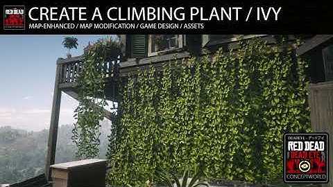 Create Climbing / Creeping Plants | RED DEAD REDEMPTION 2 | MAP EDITOR ASSETS