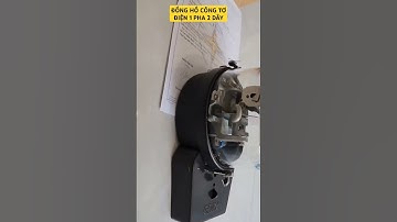 Đồng hồ công tơ điện 1 pha 2 dây đo chính xác chỉ số công tơ #donghocongto #donghodientu