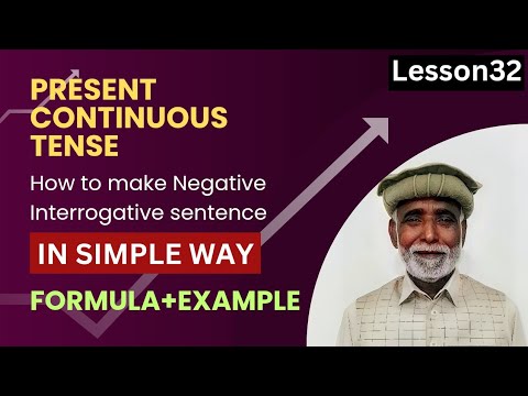 Present continuous tense/ Negative Interrogative sentence #english # ...