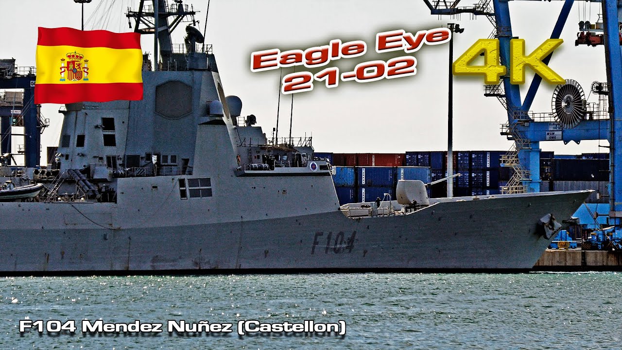 F104 Frigate "Mendez Nuñez" Castellón Spanish Navy