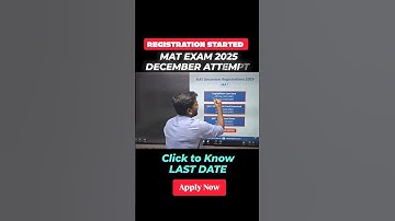 📢 MAT 2025 Registration is LIVE !   #shortsfeed #shorts #mbappe  #MBAEntrance #ASKMBACET
