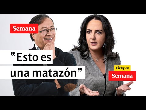 &quot;Similar al de Santos, pero peor&quot;: María Fernanda Cabal sobre el Gobierno Petro | Vicky en Semana