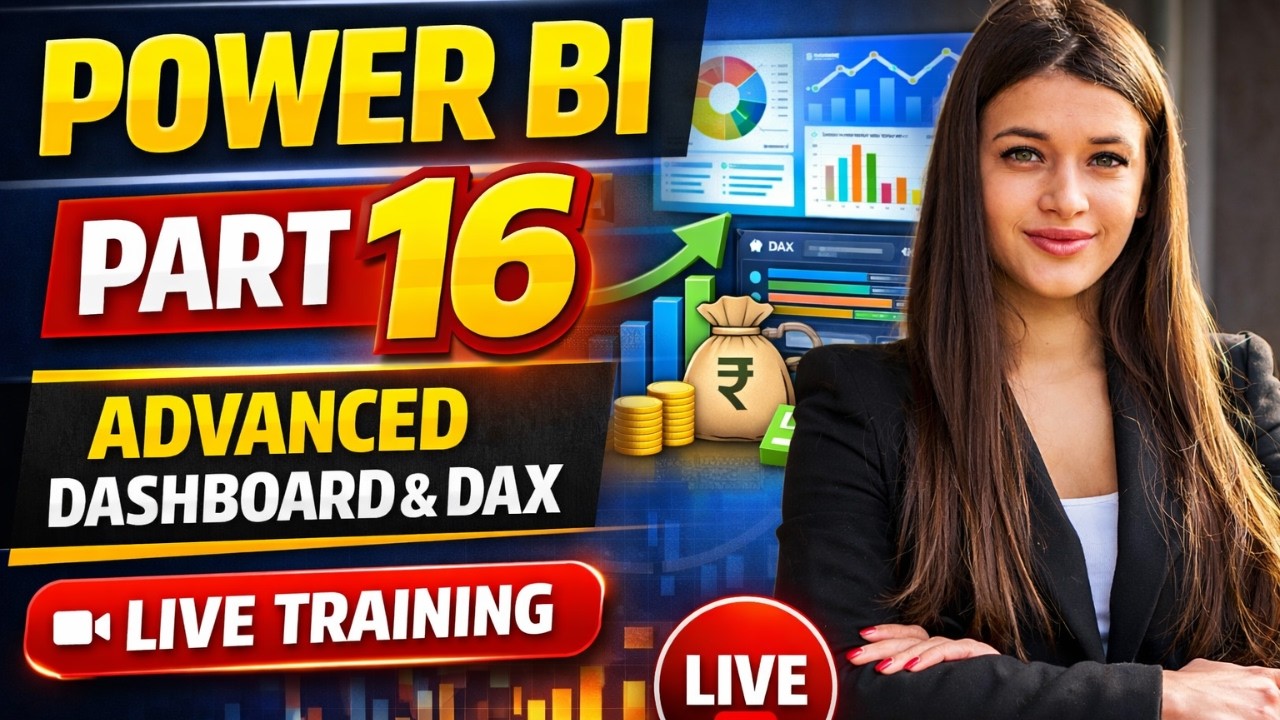 Power BI Full Course Part 16 🚀 | Advanced Power BI Training | Real Data ...