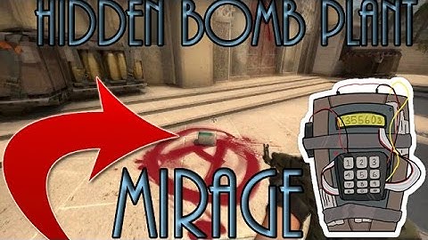 CS GO - HIDDEN BOMB PLANT - MIRAGE