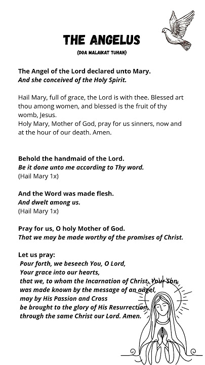 Doa Angelus (Doa Malaikat Tuhan)