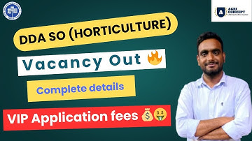 DDA SO Horticulture vacancy out #dda #horticulture #agruculture #jobs #agriculturejobs #vacancy #afo