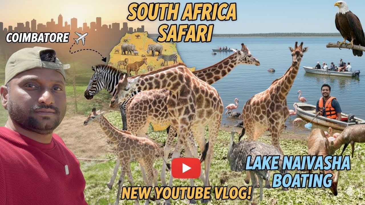 🔥முதல் முறை ஆப்ரிக்கா 🇰🇪🦁 | Masai Mara Wildlife | Lake Naivasha Boat Safari @SimbaaVlogs