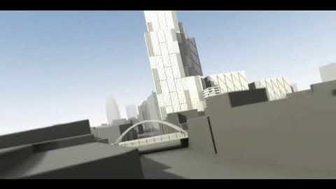 3D Fly-through animation Test