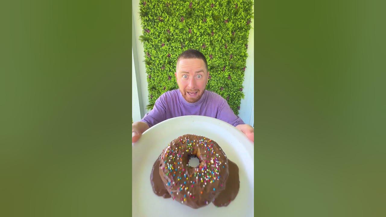 How to Cover a Donut with Chocolate 😳🍩🤣 #shorts #khamitovy #martaandrustam