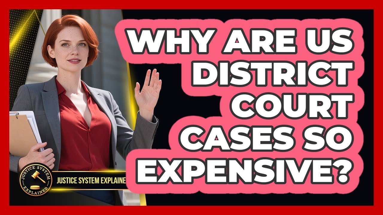 Why Are US District Court Cases So Expensive? - Justice System Explained