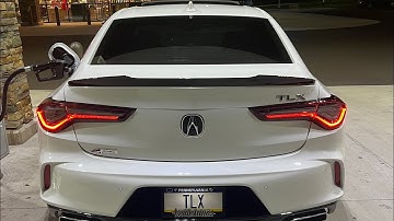2021 Acura TLX A-Spec 2.0T EOS Axle-Back / Muffler Delete Exhaust “Cold” Start (75°F)