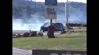 BOUHAGIAR Ford cortina V8 Drift Project VS KAPOTIS DRIFT WARS PATRA kart mania 2013