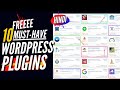 10 Must-Have FREE Plugins For WordPress [HINDI] in 2020 | Lesson - 4.4