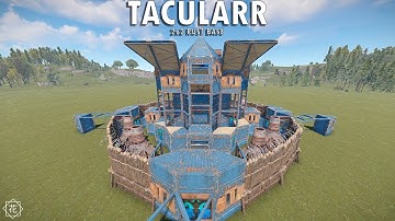 TACULARR | 2x2 NEW RUST BASE with FUNNEL WALL SOLO/DUO/TRIO