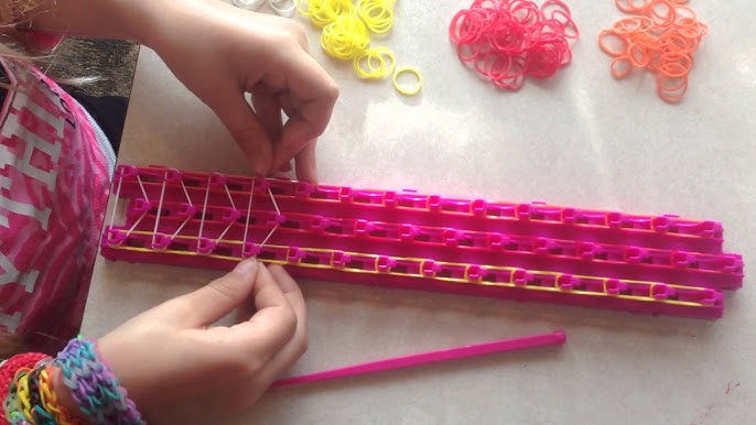 Rainbow Loom for Beginners: How to Make a Basic Bracelet on the Rainbow  Loom 