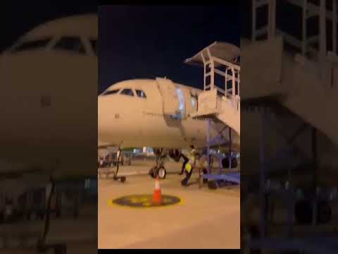 Indonesian Airport Worker Suffered A 'Del Boy' Moment. #viral #funny #shorts #shortvideo