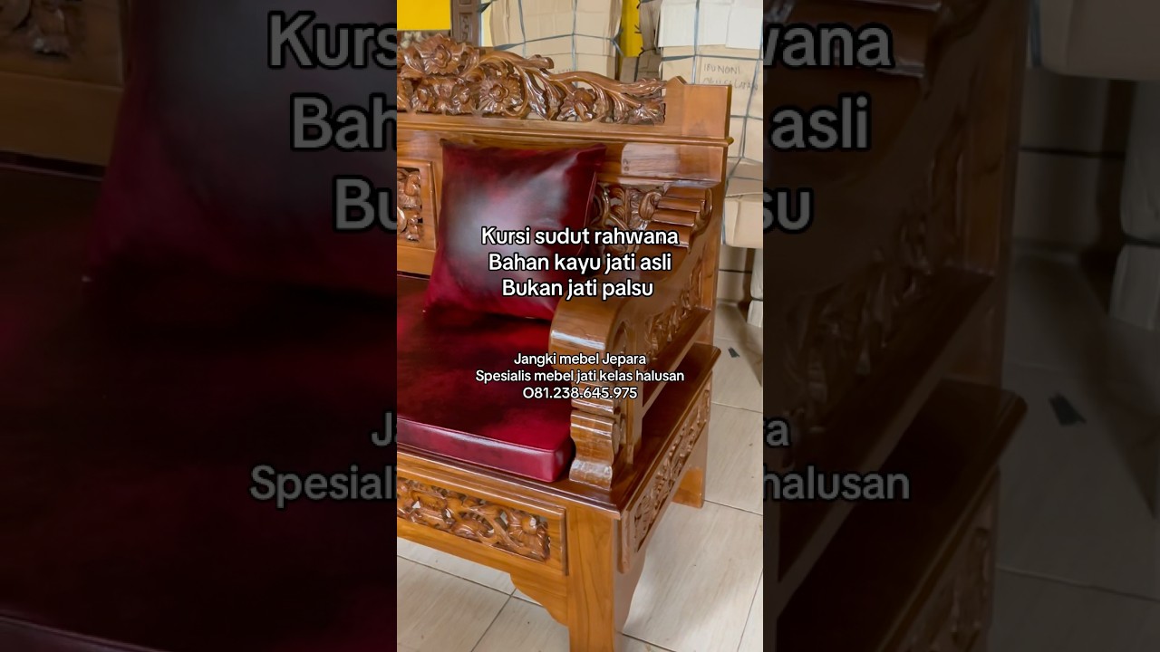 Rahwana corner chair made of genuine teak wood #furniture