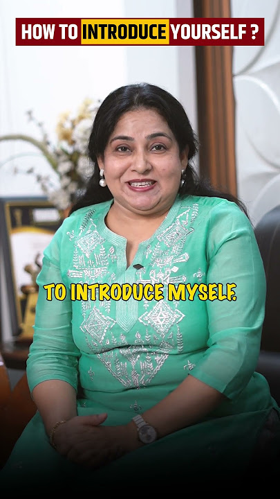 How to introduce yourself?👨🏻‍💻 | Spoken english by Neetu Ma'am #spokenenglish #neetumam #interview