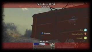 MW2: Bouncing throwing knife across Scrapyard