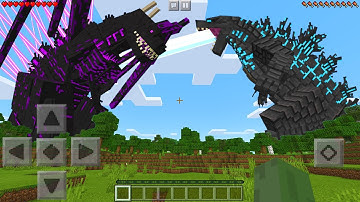 I Found GODZILLA vs IRRITANT SHIN GODZILLA in Minecraft Pocket Edition...