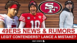 49ers LEGIT Super Bowl Contenders? Mistake Drafting Trey Lance w/ Jimmy Garoppolo? 49ers Rumors Now