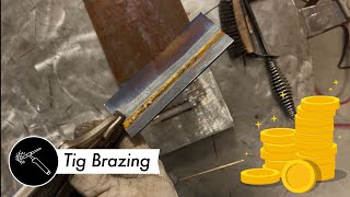 How to Tig weld / braze with silicon and aluminum bronze