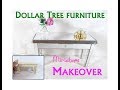 Dollar Tree to Luxury Miniature Furniture Makeover DIY Hollywood Glam Vanity