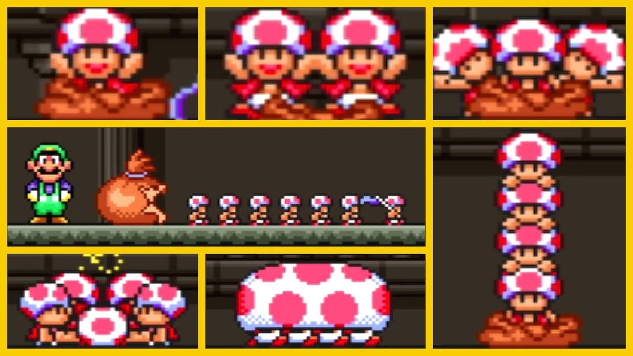 All Toads Celebrations | Super Mario All Stars | Super Mario Bros. 35th ...