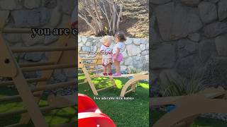 Baby make friends instantly #fyp #baby #friends #trending