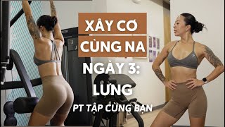 Gym Build Series: Tập Lưng &amp; Chạy HIIT | Intermediate (PT tập cùng bạn)