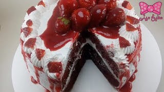 طريقةعمل ريد فلفت كيك كيكة عيد الحب / الكيكة المخملية الحمراء | مطبخ ميني