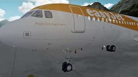 RMSim [P3D V4.5] || PROATC-X || FSLabs A320 CFM || Innsbruck LOWI → Gatwick EGKK