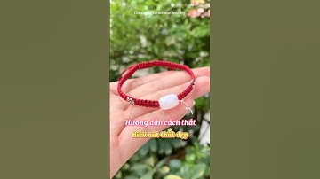 CÁCH THẮT VÒNG TAY ĐƠN GIẢN (Phần 1) ✨ How to make macrame bracelet #handmadejewelry #diy #handmade