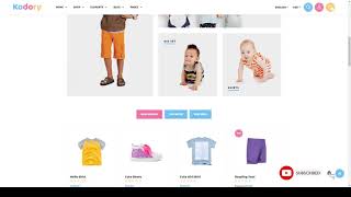 Kodory - Kids Store HTML Template shop child care