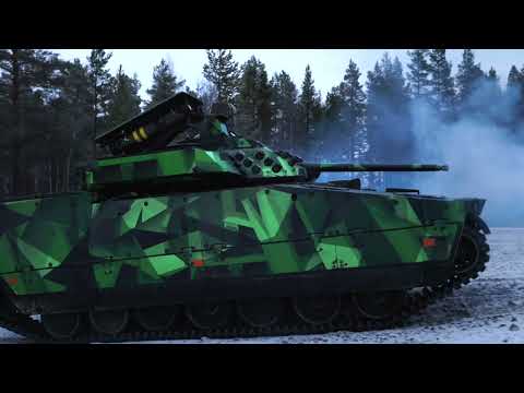 CV90 firing MBDA?s 5th generation ATGM AKERON missile