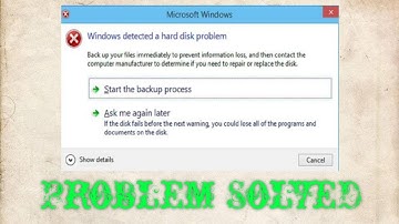 How To Fix windows detected a hard disk problem Error Windows 7,8,10