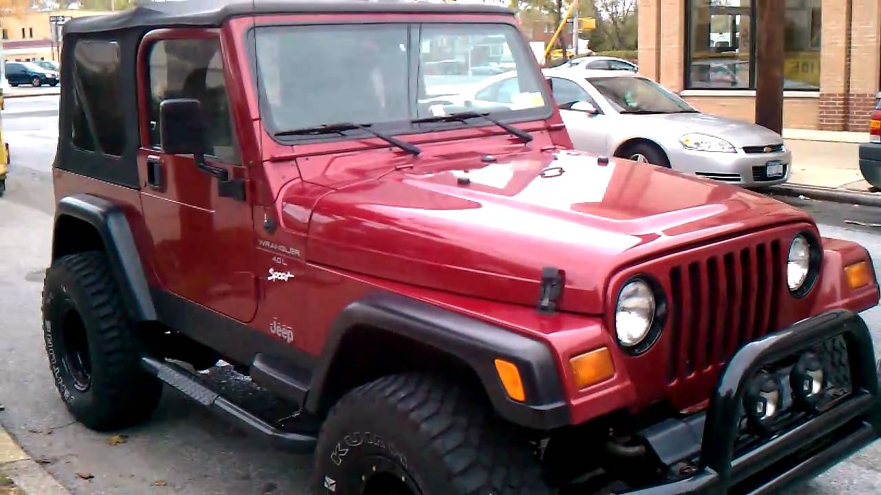 1998 Jeep Wrangler Sport Walk Around - YouTube