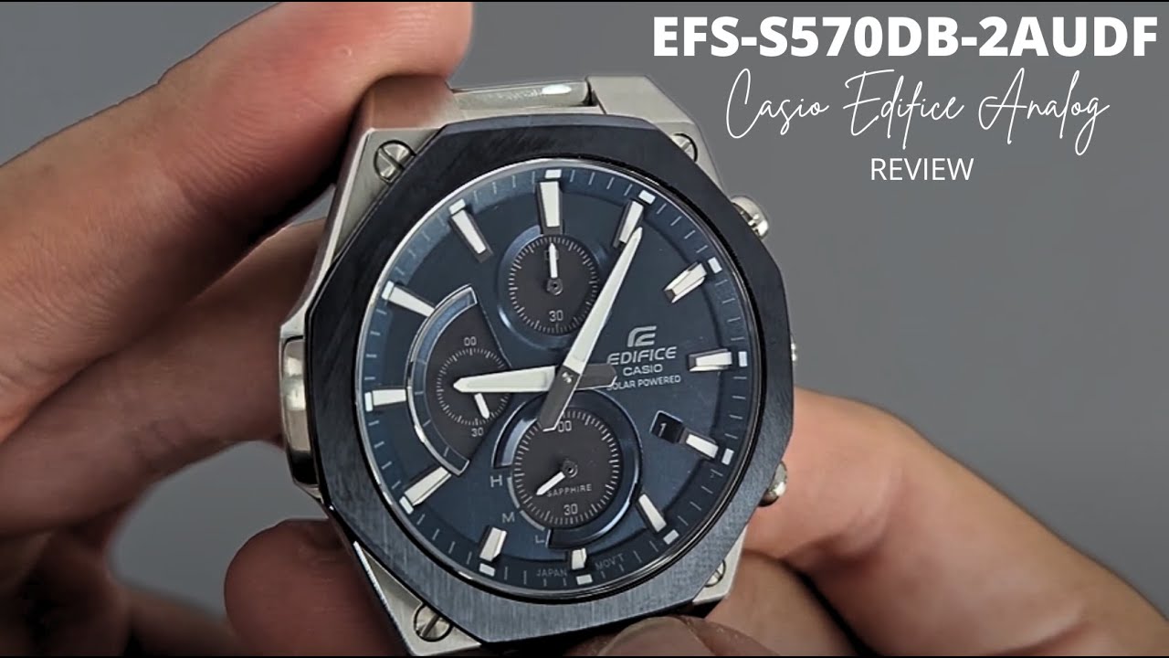Casio Edifice Analog Blue Dial Men