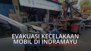 Kecelakaan Beruntun di Indramayu Libatkan Empat Kendaraan, Satu Sopir Sempat Terjepit