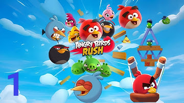 Angry Birds Rush | New Angry Birds Game Gameplay ( Android , iOS ) Part - 1