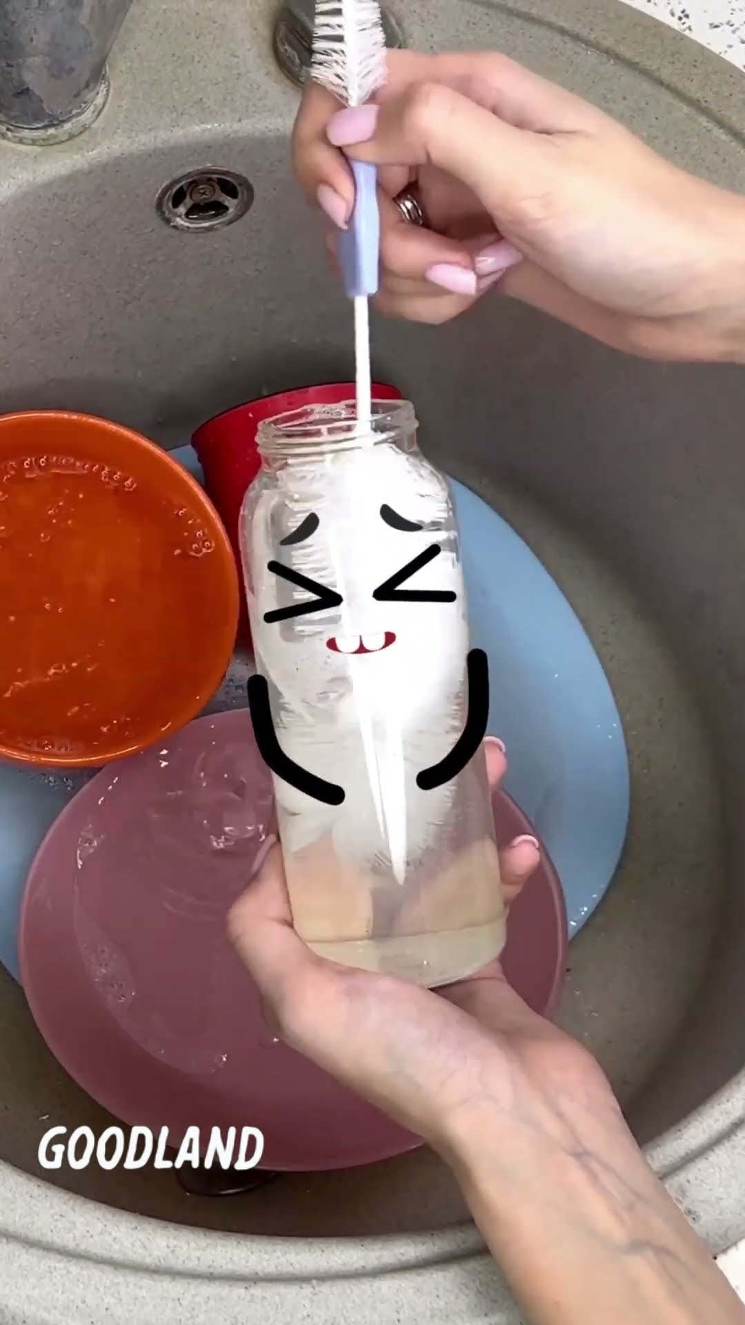 Goodland | The bottle is washed inside ? #doodles #animation #cartoon #GOODLAND