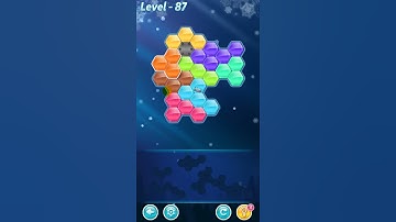 BLOCK! Hexa Puzzle! Skilled Level 87 (Rotate) - Lösung Solution Walkthrough